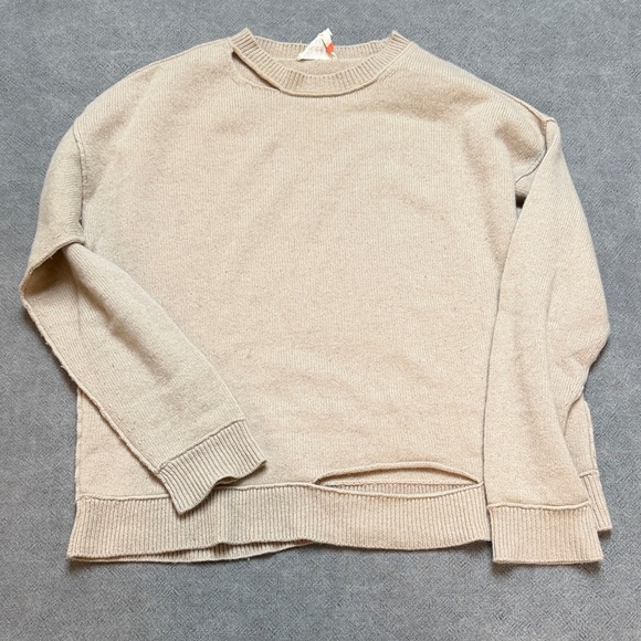 Eileen Fisher Size XS Distressed Recycled Cashmere Blend Sweater